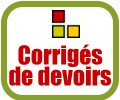 Corrigé de devoirs